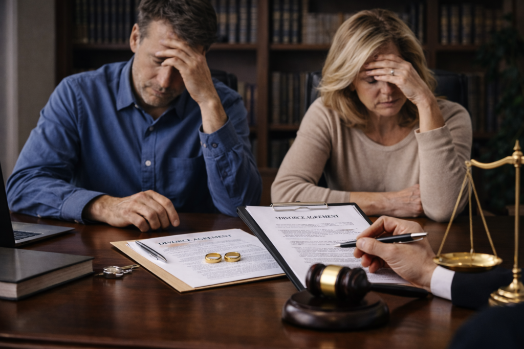 הליך גירושין בין בני זוג